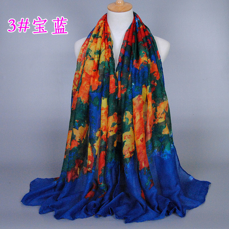 Hand painted scarf wholesale