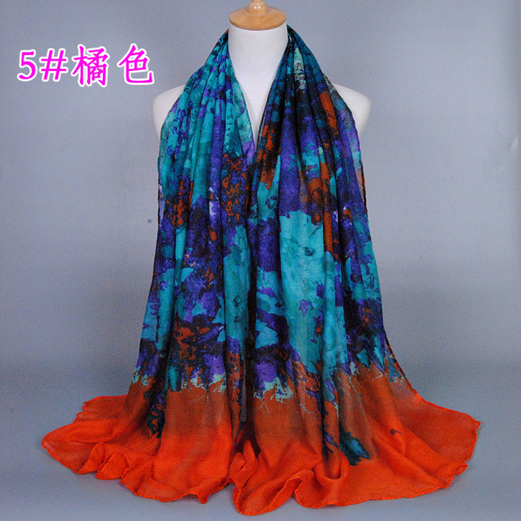 Hand painted scarf wholesale