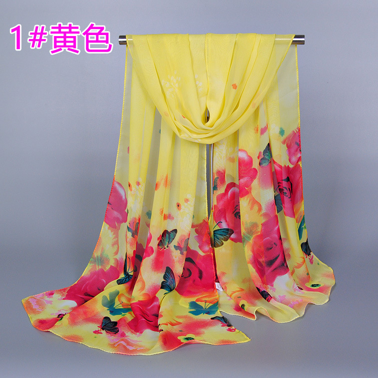 Butterfly silk scarf wholesale