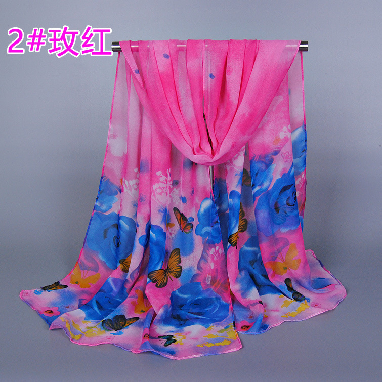 Butterfly silk scarf wholesale