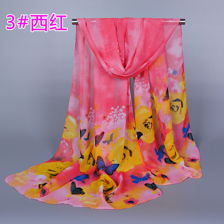 Butterfly silk scarf wholesale
