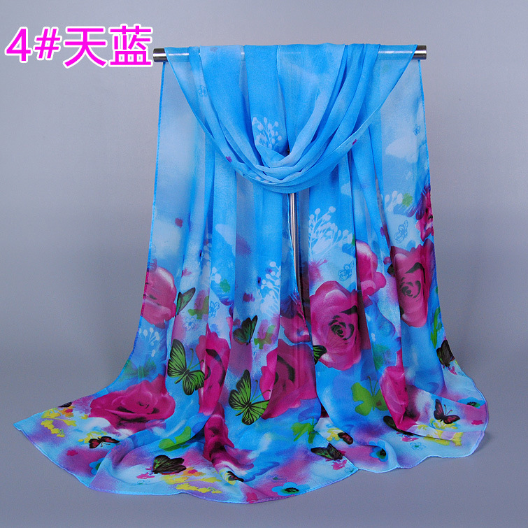 Butterfly silk scarf wholesale