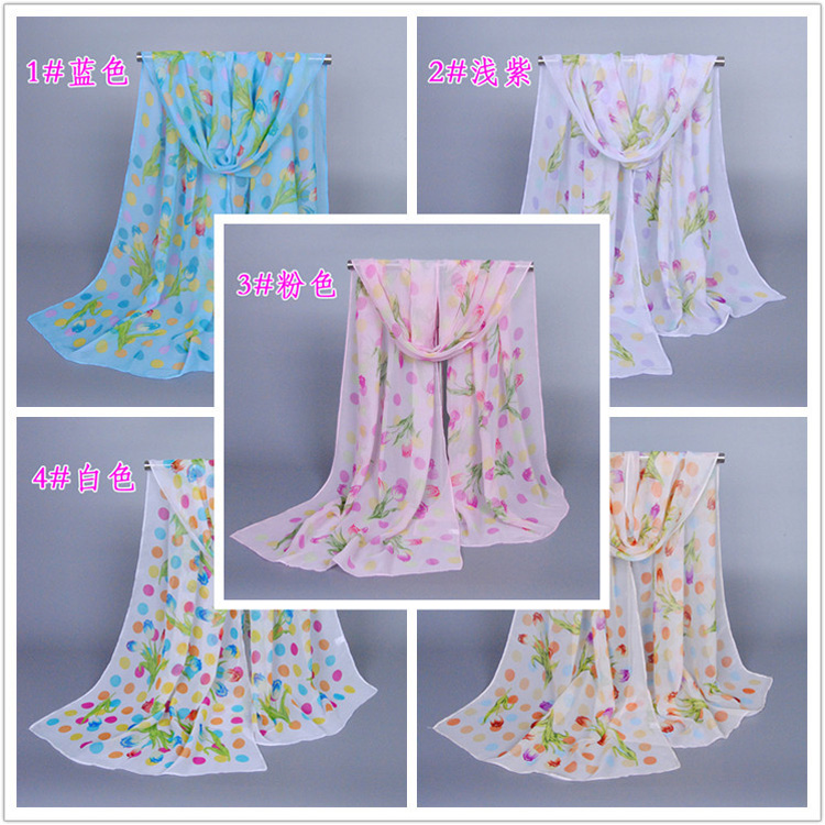 Chiffon womens scarf wholesale