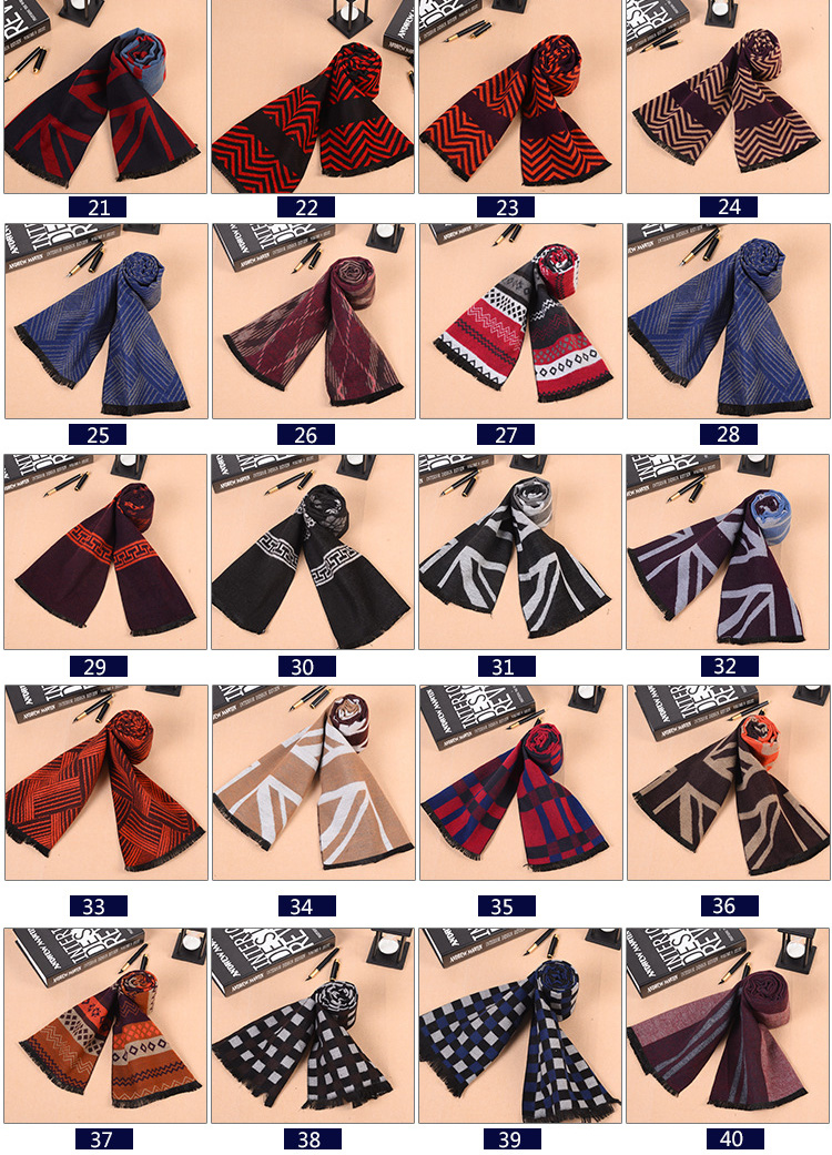 Mens modal fringed scarf wholesale