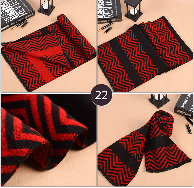 Mens modal fringed scarf wholesale