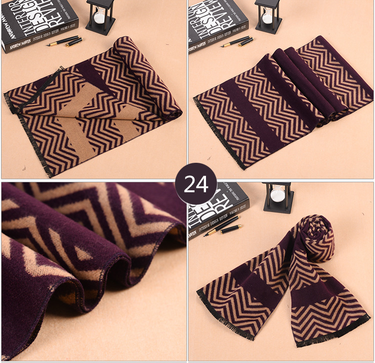 Mens modal fringed scarf wholesale