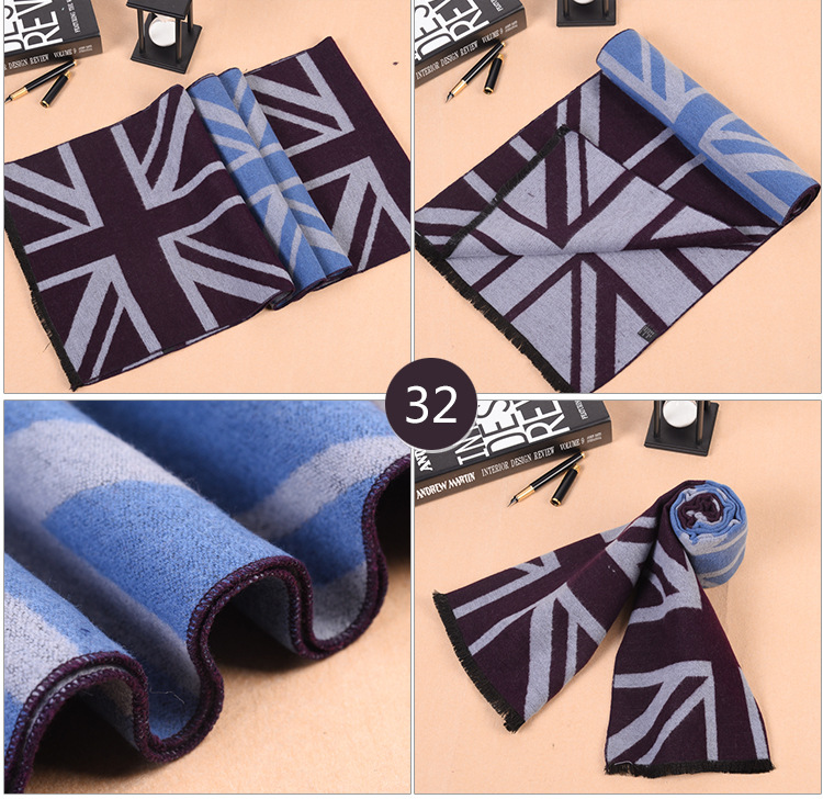 Mens modal fringed scarf wholesale