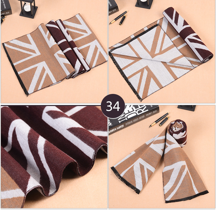 Mens modal fringed scarf wholesale
