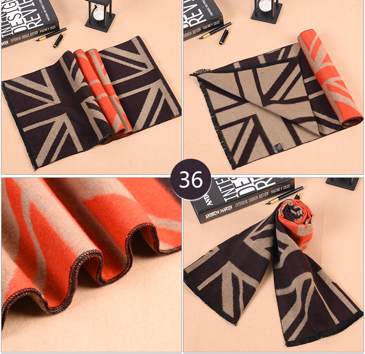Mens modal fringed scarf wholesale