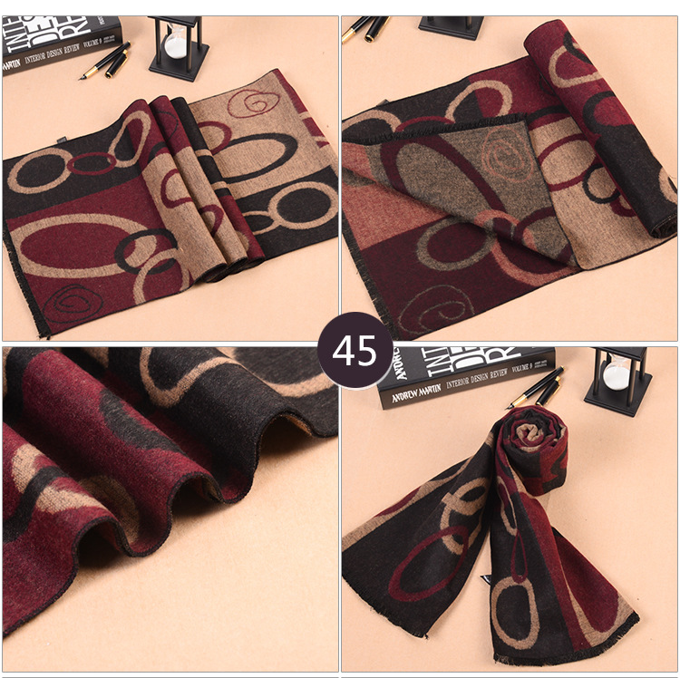 Wholesale modal fringed scarf mens