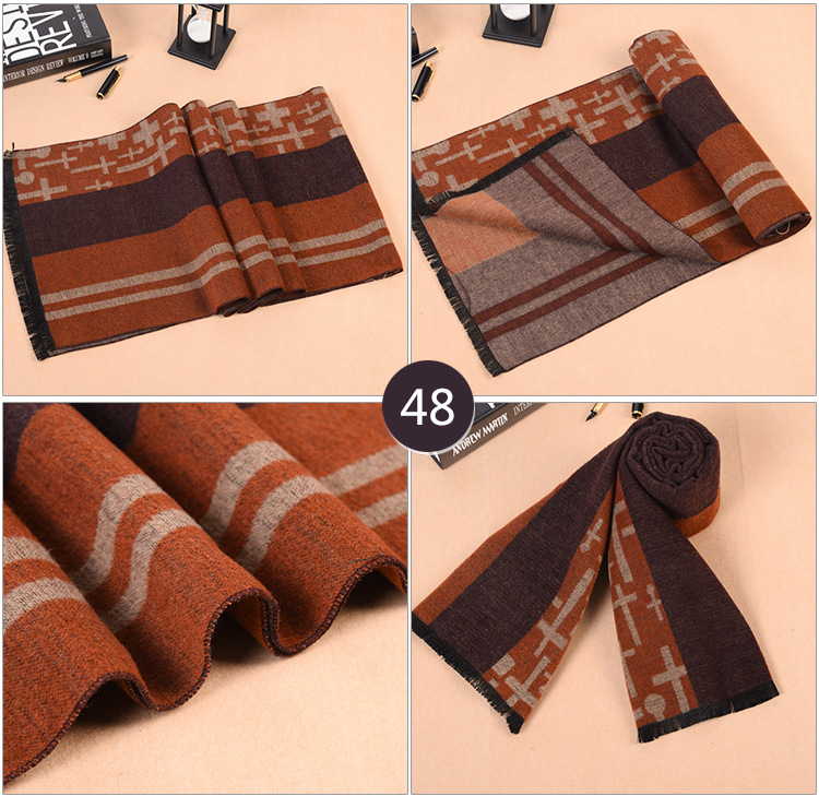 Wholesale modal fringed scarf mens