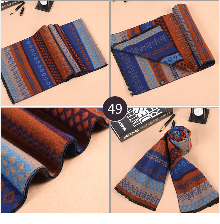 Wholesale modal fringed scarf mens