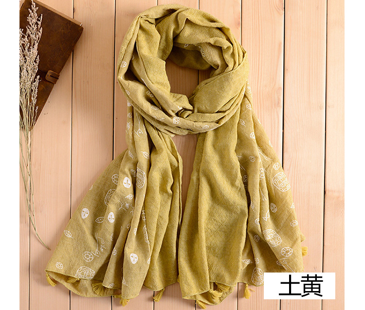 National wind cotton scarf wholesale