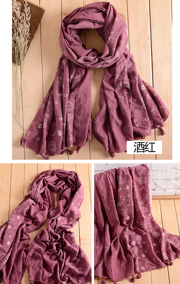 National wind cotton scarf wholesale