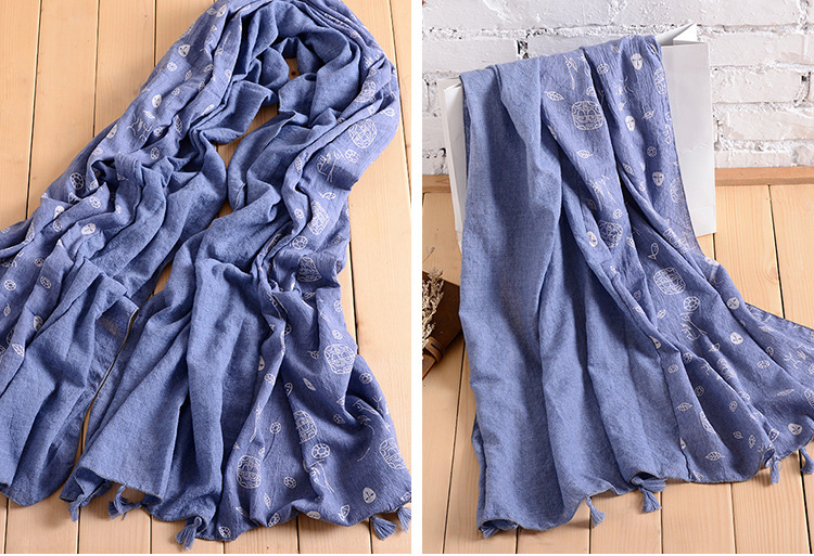 National wind cotton scarf wholesale