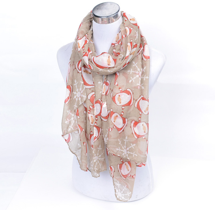 Viscose christmas scarf wholesale