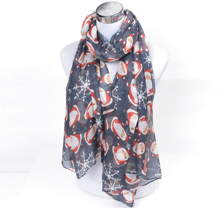 Viscose christmas scarf wholesale