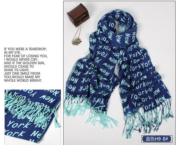 Cashmere knit fringe scarf wholesale