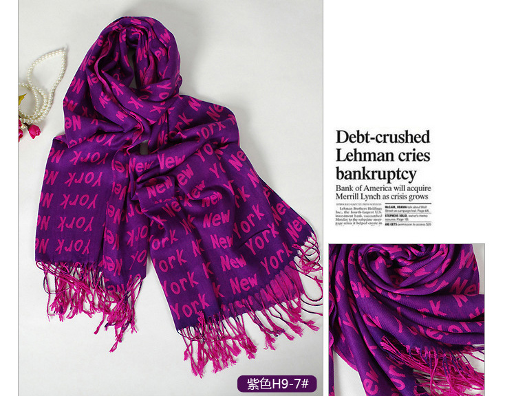 Cashmere knit fringe scarf wholesale