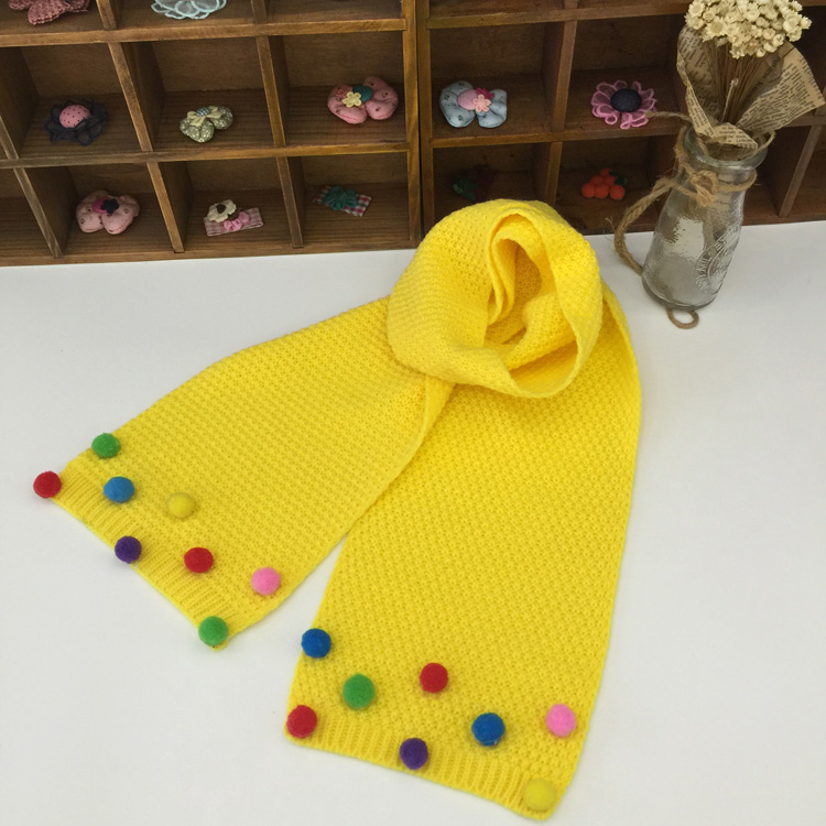 Wholesale kids wool knitted scarf