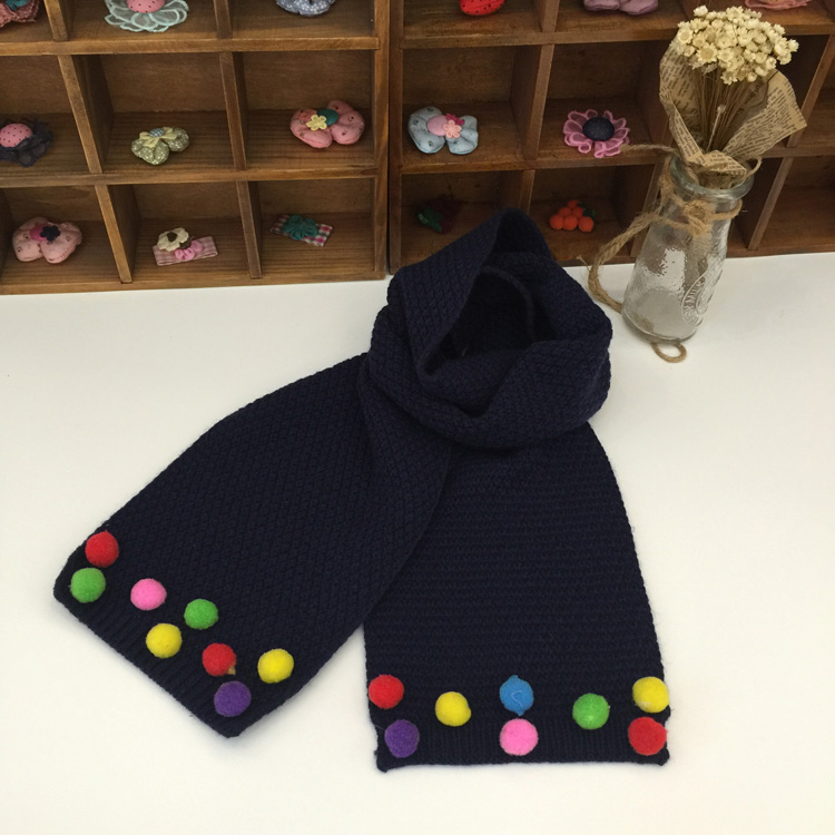 Wholesale kids wool knitted scarf