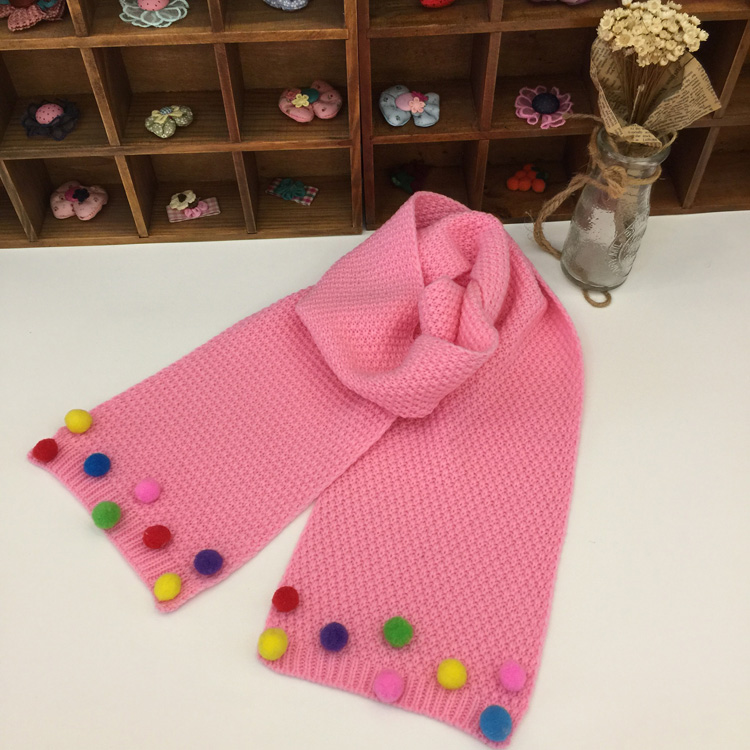 Wholesale kids wool knitted scarf