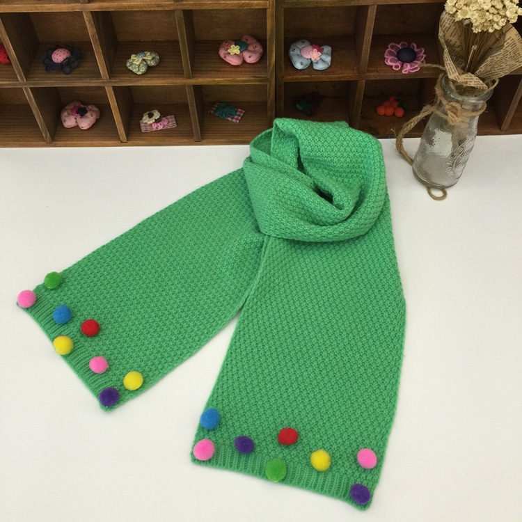 Wholesale kids wool knitted scarf
