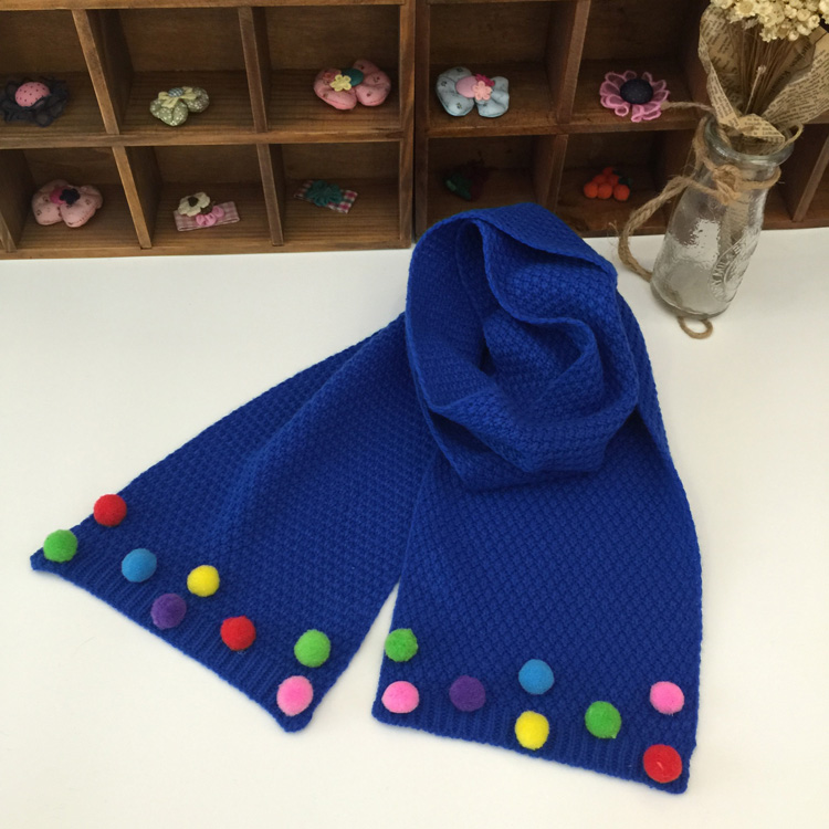 Wholesale kids wool knitted scarf