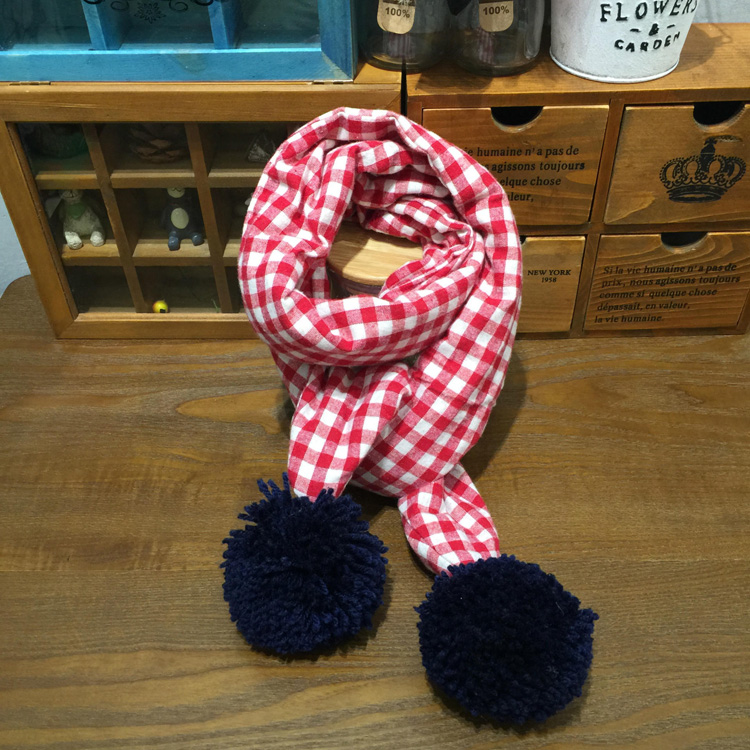 Wholesale kids scarf wool balls
