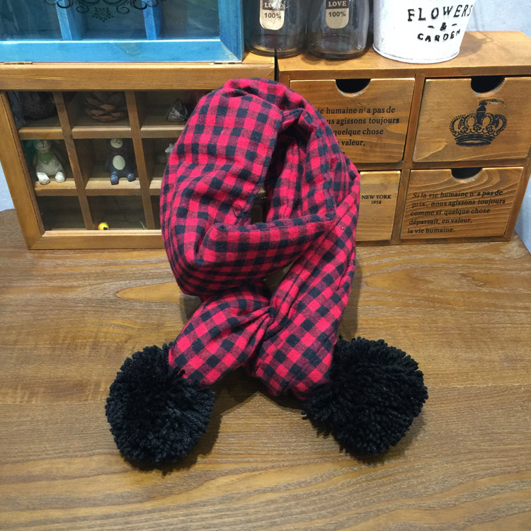Wholesale kids scarf wool balls