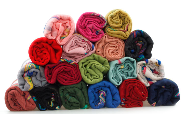 Wholesale embroidered cotton scarf