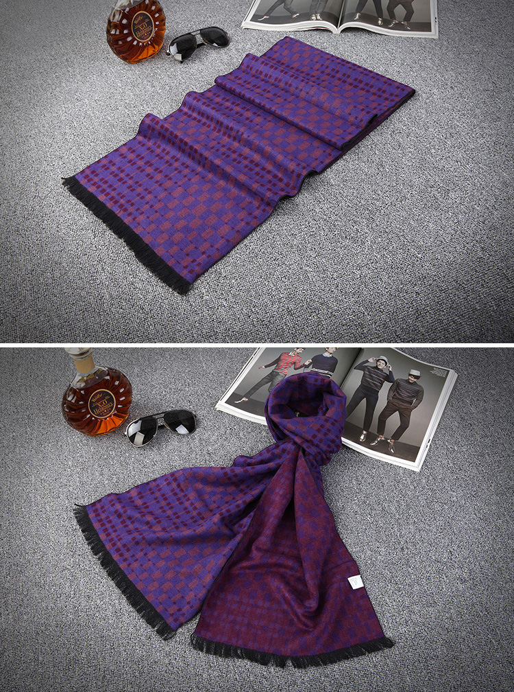Wholesale cotton warm men scarf