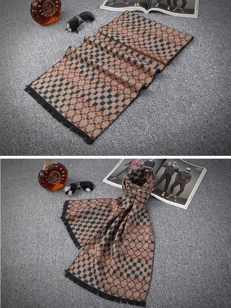 Wholesale cotton warm men scarf
