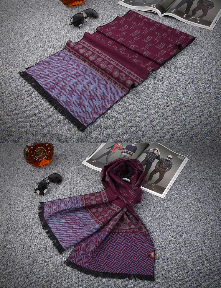 Wholesale men warm winter scarf