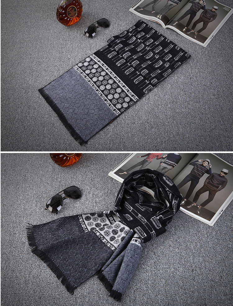 Wholesale men warm winter scarf