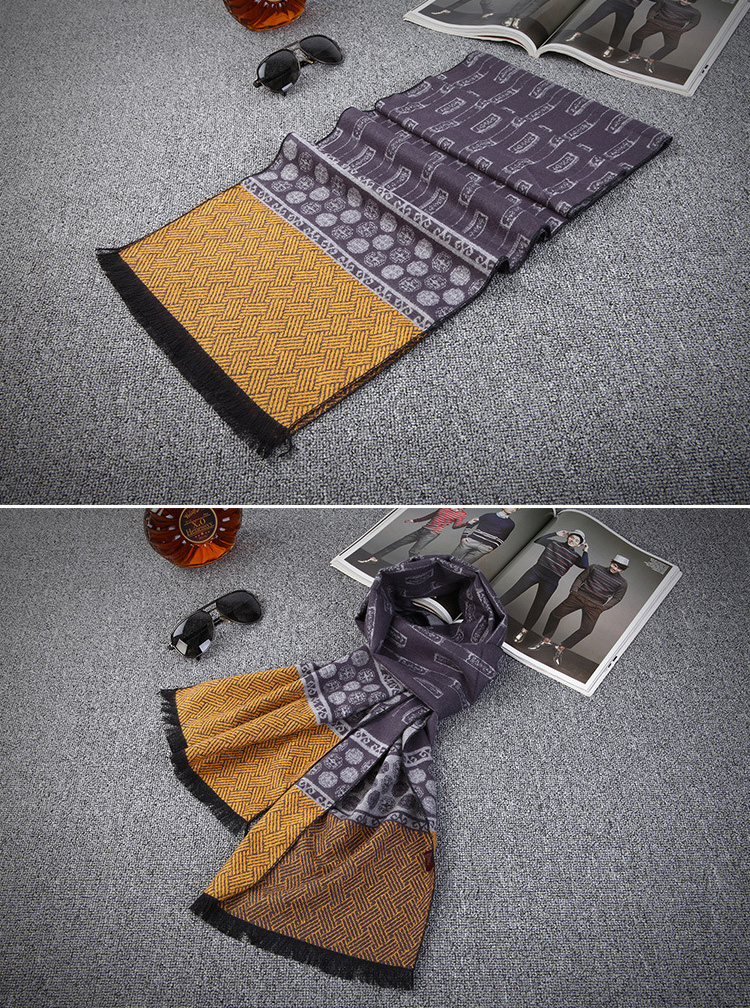 Wholesale men warm winter scarf