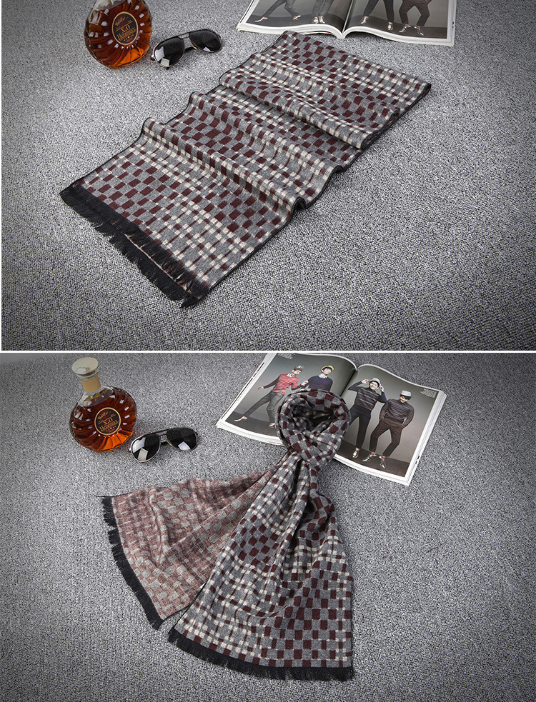 Wholesale cotton warm men scarf