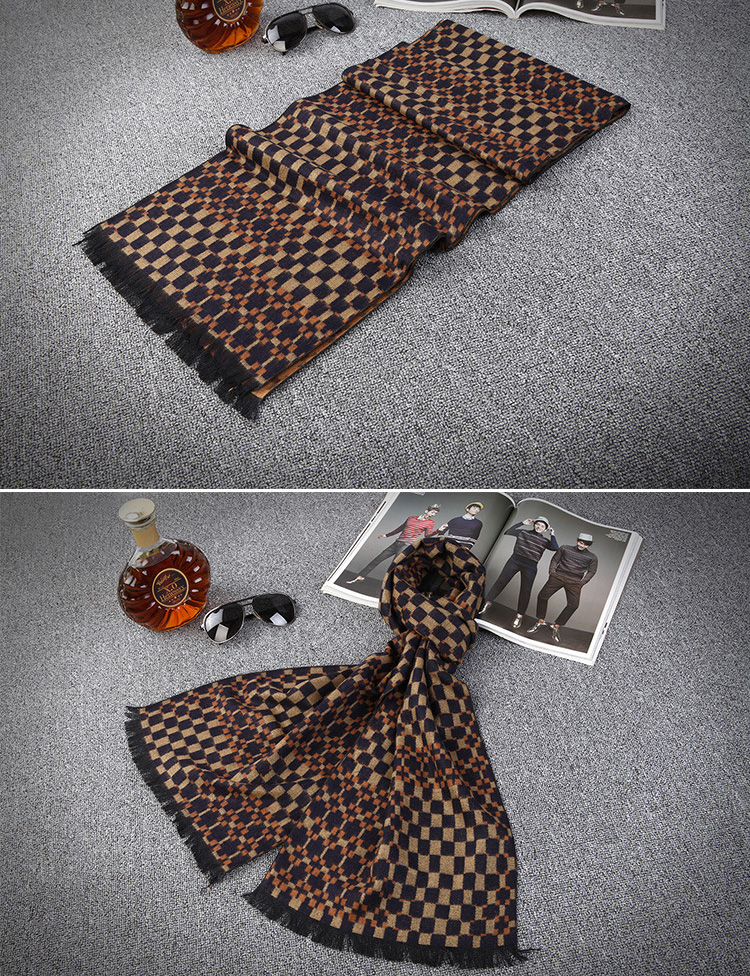 Wholesale cotton warm men scarf
