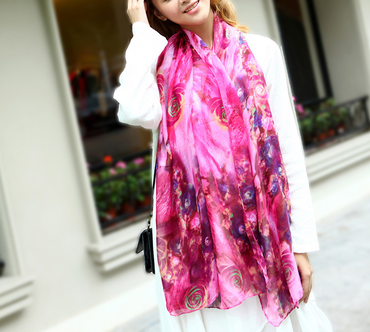 Wholesale viscose graffiti scarf