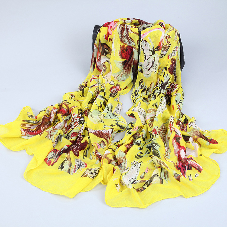 Wholesale women animal print scarf