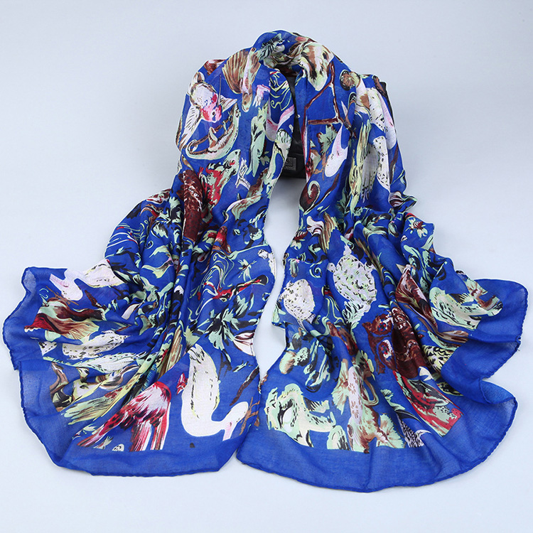 Wholesale women animal print scarf
