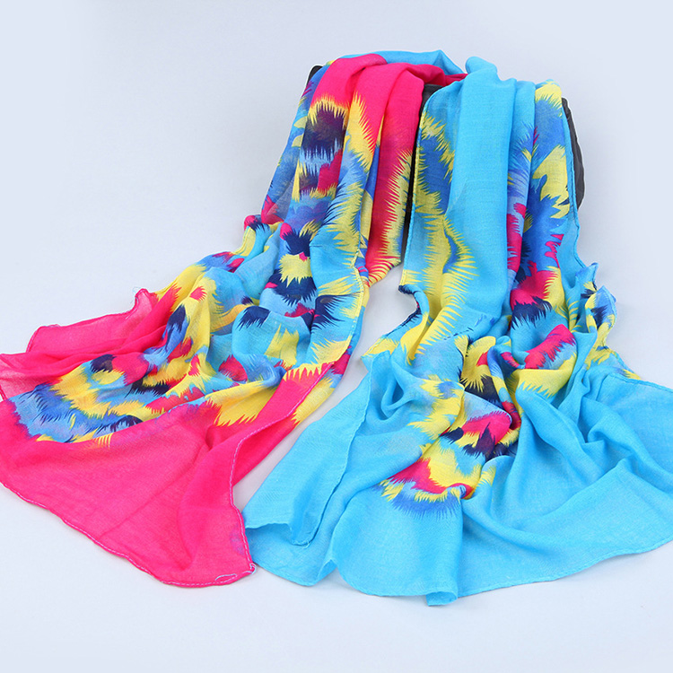 Wholsale printed silk shawl