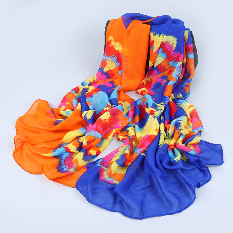 Wholsale printed silk shawl