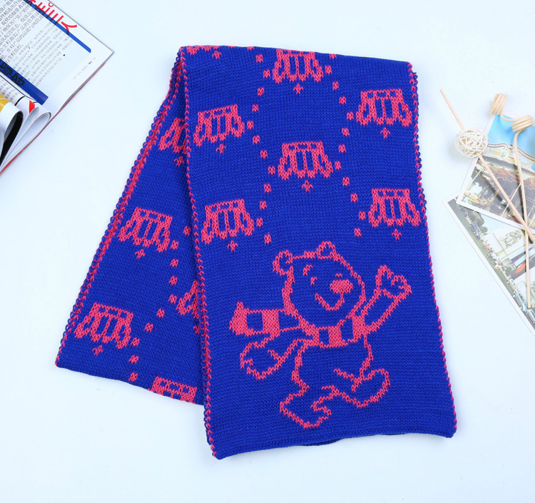 Wholesale cartoon winter scarf kids