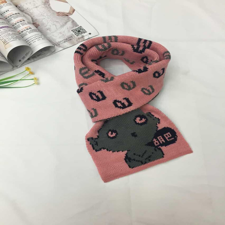 Wholesale cartoon knitted scarf