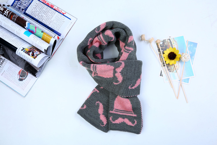 Wholesale wool kids knit scarf