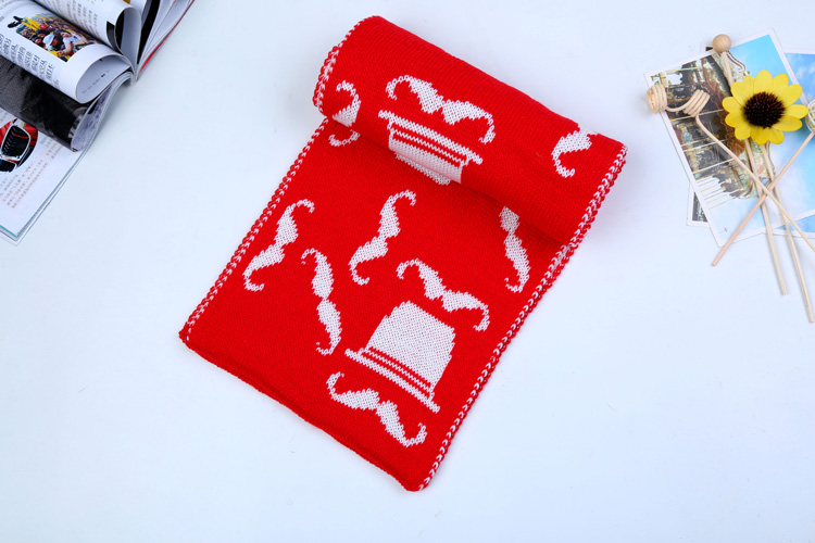 Wholesale wool kids knit scarf