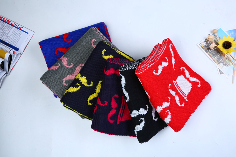 Wholesale wool kids knit scarf