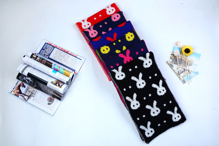 Wholesale kids knitted scarf wool