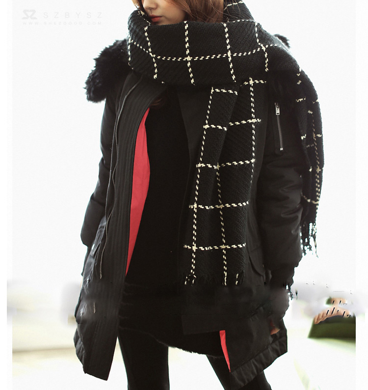 Wholesale winter wool blend scarf